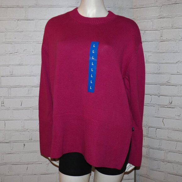💖 GAP Bright Pink Sweater – NWT – Size L New with Tags · V-Neck · Soft Knit - Picture 1 of 7